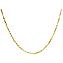 Gold-Filled Rope Chain 24"