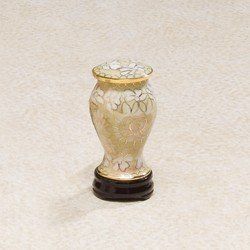 Morning Mist Cloisonne Keepsake Urn 5 Cu In