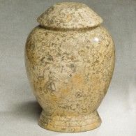 Liang Fossil Marble Urn Large Adult 220 Cu In