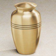 Goldtone Aegean Urn 209 Cu In