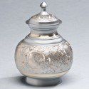 Far East Urn: Silver  90 Cu. In.