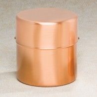 Copper cylinder Adult Cremation Urn