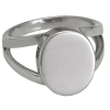 V Ring Cremation Jewelry Ring