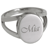 V Ring Cremation Jewelry Ring