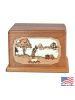 Hunter With Dog Inlay Companion Urn 400 Cu In