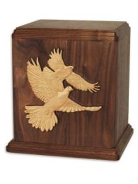 Doves Walnut Classic Companion Urn 400 Cu In