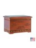 Cherry Urn With Art Carving 400 Cu In