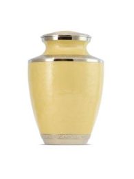 Yellow Adult Brass Urn 220 Cu. In.