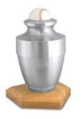 Home Run Baseball Urn 220 Cu In