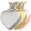 Filigree Bail Heart Keepsake Urn