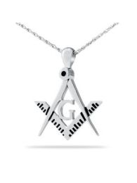 Freemason Stainless Steel Cremation Pendant Urn