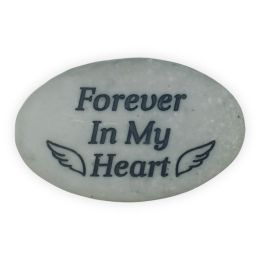 Forever In My Heart Poem Pocket Stone