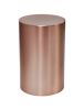 Stainless Steel Copper Cylinder Adult Urn 200 Cu In