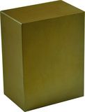 Spartan Gold Cube Large Adult Cremation Urn 230 Cubic Inch