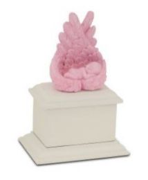 Heavens Care Pink Infant Urn