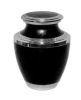 Mother Of Pearl Black Medium Size Urn 90 Cu. In.