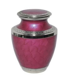 Mother Of Pearl Pink Medium Urn 90 Cu. In.