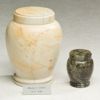 Zhou Green Marble Keepsake Urn  28 Cu. In.