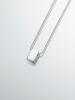 Sterling Silver Rectangle Memorial Jewelry Pendant Funeral Cremation Urn