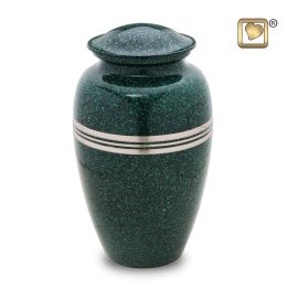 Emerald Classic Speckled Adult Cremation Urn 200 cu.in.