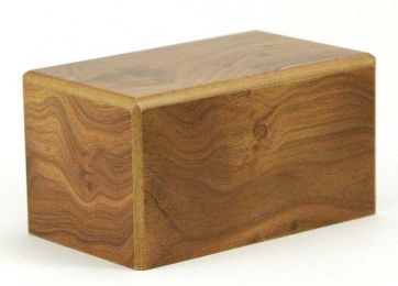 Small/Keepsake Natural Box Cremation Urn for Ashes 45 cu.in.