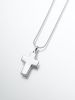 Sterling Silver Large Cross Memorial Jewelry Pendant Cremation Urn
