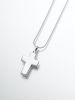 Sterling Silver Large Cross Memorial Jewelry Pendant Cremation Urn