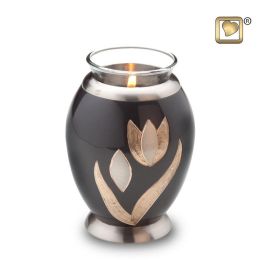 Majestic Tulips Tealight Cremation Urn 4 Cu. In.