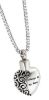 Always in My Heart Urn Pendant/Necklace Cremation Urn for Ashes w. Design
