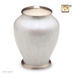 Simplicity Pearl Tall Adult  Cremation Urn 225 cu. in.