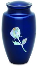 Blue Pearl Rose 210.cu.in. Adult Cremation Urn for Ashes