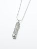 Chromate Sterling Silver Filigree Cylinder Jewelry Pendant Cremation Urn