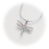 Sterling Silver Small Dragonfly Memorial Jewelry Pendant Funeral Cremation Urn