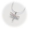 Sterling Silver Small Dragonfly Memorial Jewelry Pendant Funeral Cremation Urn