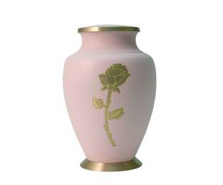 Pink Keepsake Set of 6 Cremation Urns for Ashes 5 cu.in.