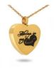 Immortal Love Solid Gold Keepsake Pendent