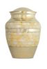 Elite Mother of Pearl Brass Urn 200 Cu In