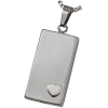 Stainless Steel Heart of Foundation Keepsake Urn