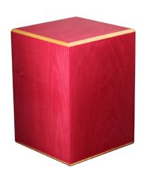 Wood Composite With Colored Veneer Red. 210 Cu. In