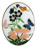 Cloisonne Butterflies Applique