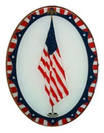 Cloisonne Flag Applique