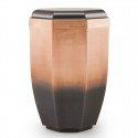 The Frontier Copper Hexagonal Cremation Urn 305 Cu In