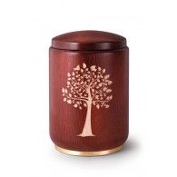 Ancestree Beech Wood Funeral Cremation Urn  300 Cu. In.