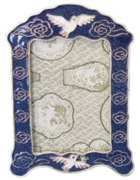 Cloisonne Dove Picture Frame for Matching Urn