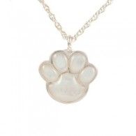 Mother of Pearl Paw Pendant Urn