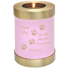 Pink Candle Holder Cat Urn