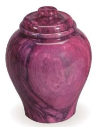 Red Garnet Marble Keepsake Urn 80 Cu In