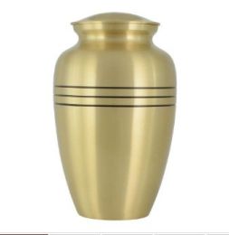 Timeless Brass Urn   228 Cu In