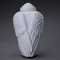 White Angel Wings Sculpture White Ceramic Cremation Urn