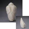 Angel Wings Sculpture Ceramic Cremation Urn Transparent